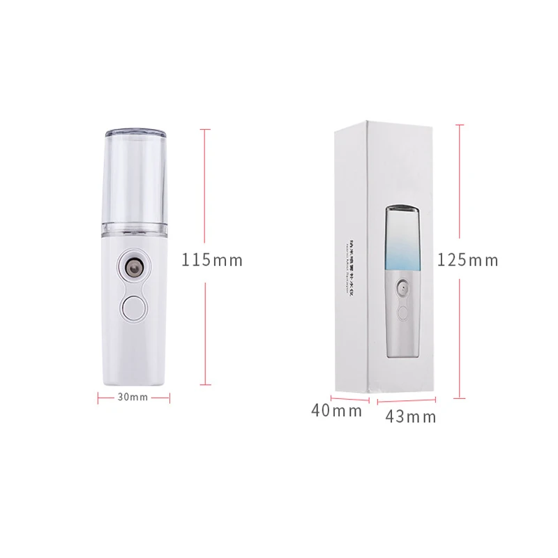 

Mini Handy Facial Steamer Nano Mister Face Spray USB Rechargeable Portable Face Spray Bottle Skin Care Tools Spray Disinfector