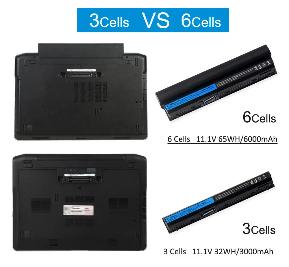 KingSener 11 1 V 6000mAh RFJMW 7FF1K Аккумулятор для ноутбука DELL Latitude E6320 E6330 E6220 E6230 E6120 FRR0G KJ321 K4CP5