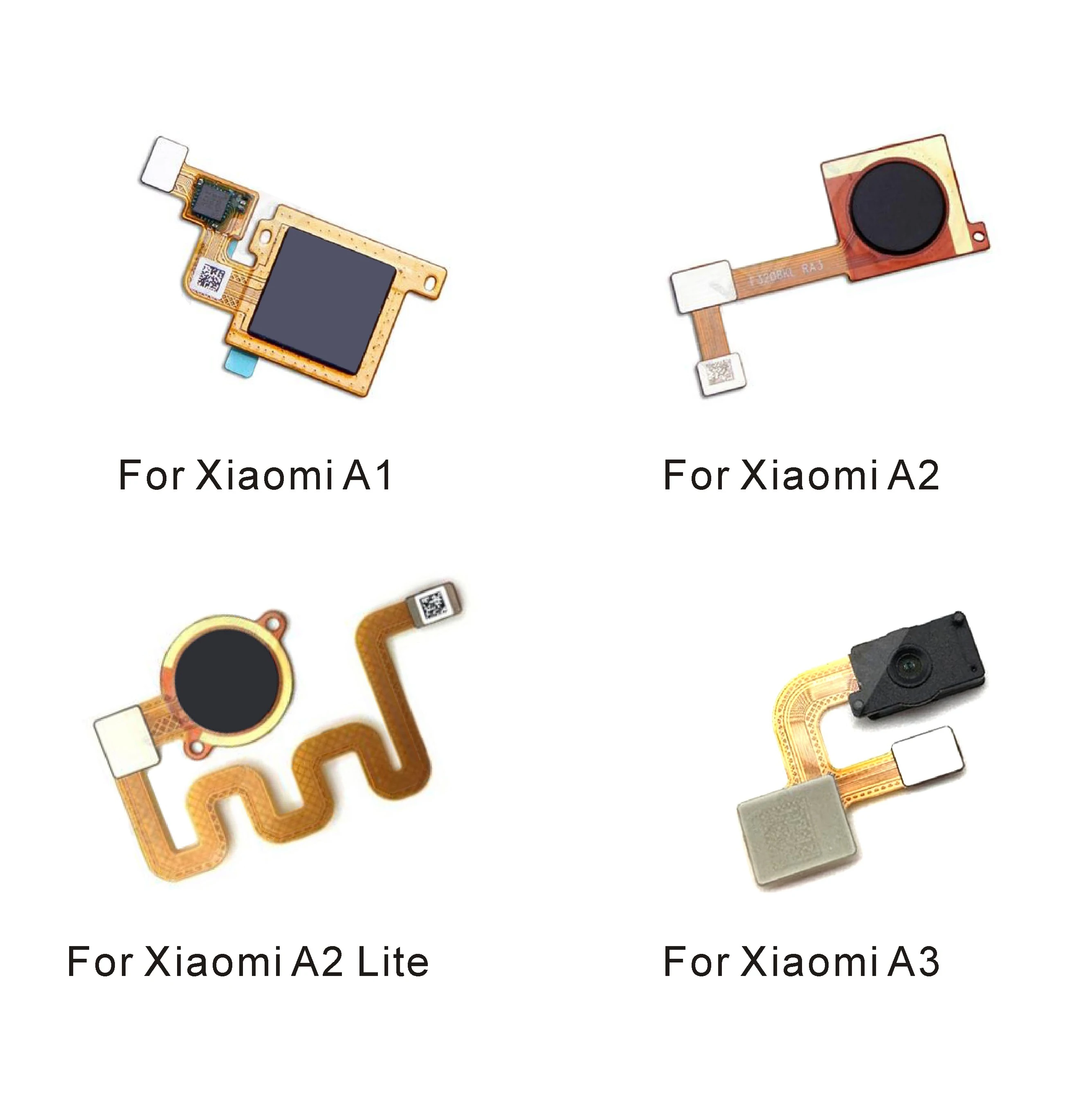 

Сканер отпечатков пальцев с сенсорным ID, гибкий кабель для Xiaomi A1, A2, A3 Lite, A2Lite, A2 LiteBack, кнопка возврата домой, запасные части