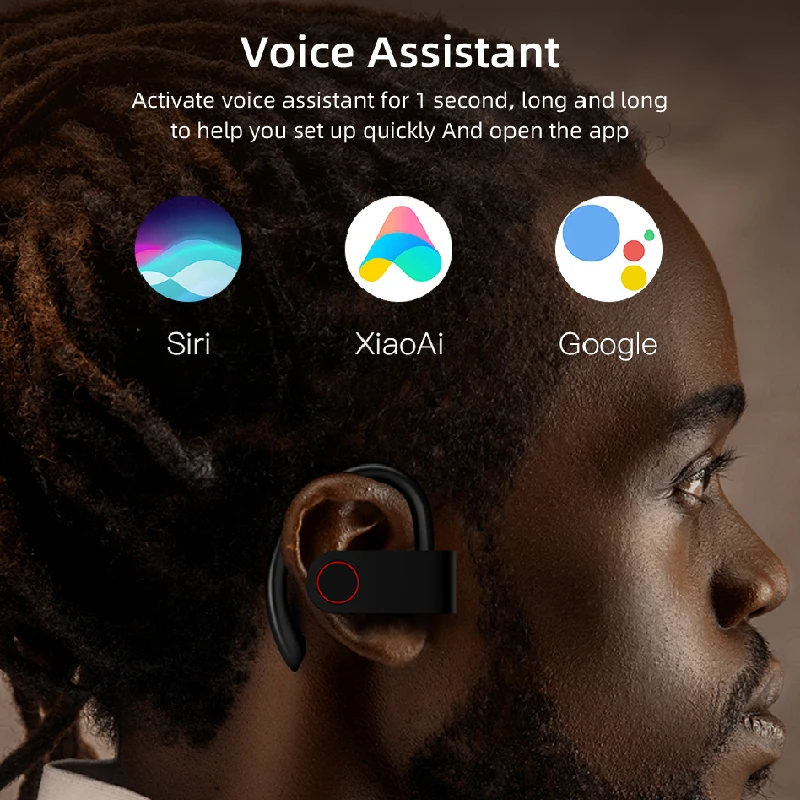 TWS Беспроводные спортивные наушники Bluetooth 5 0 A9 гарнитура с ушным крючком