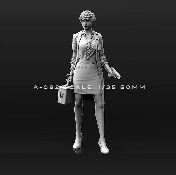 

1/35(50 мм) Наборы из смолы, наборы красивых женских моделей, самостоятельная сборка A82