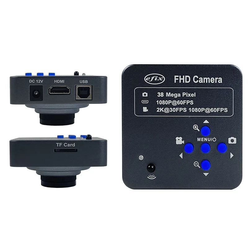 Промышленный видеомикроскоп Full HD 38MP 1080P 60FPS камера HDMI USB программное обеспечение
