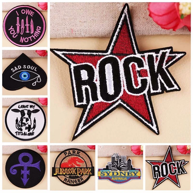 PGY новая нашивка в стиле панк рок с принтом черепов и патч Байкер Утюг на