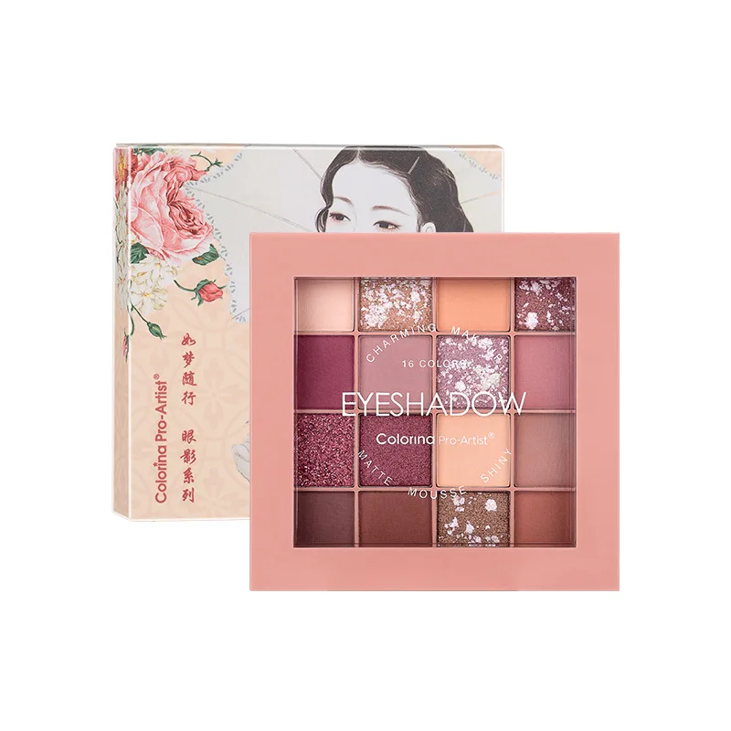 16 цветов тени для век цвета ina Pro Atist брендовые матовые всех типов кожи| |