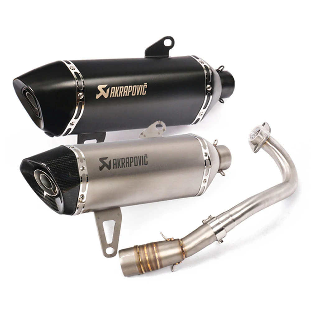 Выхлопная труба мотоцикла модифицированный глушитель Akrapovic Moto для Yamaha Xmax250 Xmax 250 XMAX250 Xmax300 Xmax 300 XMAX300