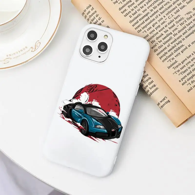 

Cool Japan JDM Sports Car Comic Phone Case Candy Color for iPhone 11 12 mini pro XS MAX 8 7 6 6S Plus X SE 2020 XR