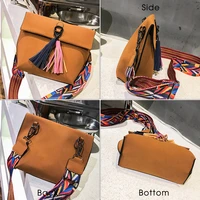 Tassel Suede PU Leather Womens Shoulder Bag Luxury Handbags Women Bags Designer Female Messenger Crossbody Bag Lady Flap Bag