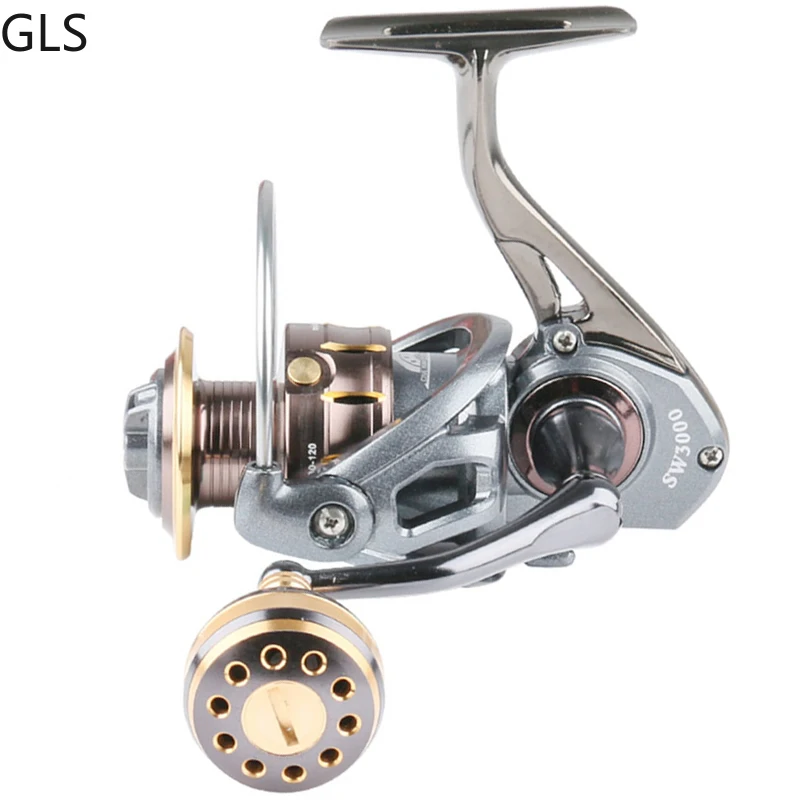 

2020 New Fishing Reel Metal Spool Carp Reel 4+1BB 5.0:1/4.7:1 Gear Ratio Spinning Reel Saltwater Feeder Reel
