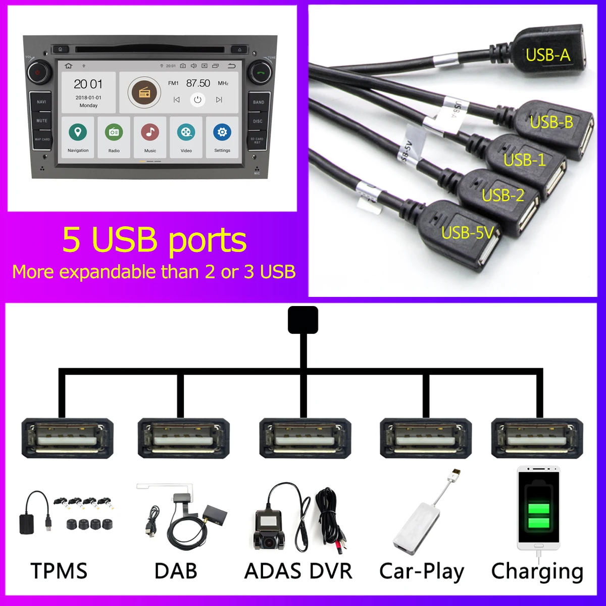 Автомобильный DVD-плеер PX6 7 дюймов 4 Гб + 64 ГБ Android 10 0 для Opel Vauxhall Holden Vivaro Meriva Vectra C B