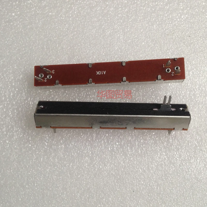 Pces Comprimento A103 10ka Misturador Slide Potenciômetro Fader4 pé Mono Curso 60mm 8 88mm A10k