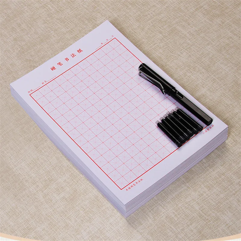 New 15pcs/set Pen Calligraphy Paper Chinese character Writing grid rice square exercise book for beginner chinese practice | Канцтовары