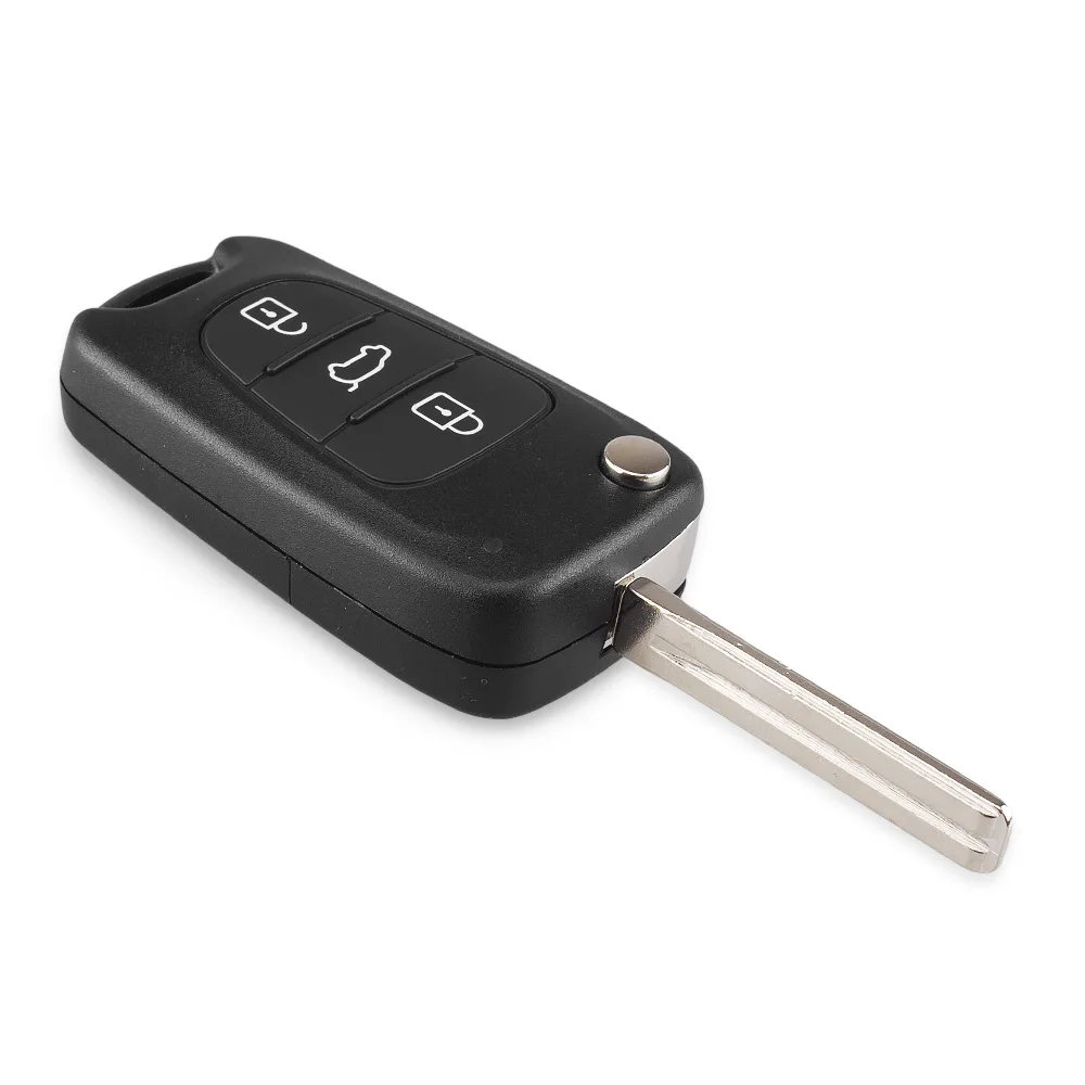 KEYYOU New Car Key Shell Replacement 3 Buttons Flip Remote Case Blank Cover For Kia K2 K5 Free Shipping | Автомобили и мотоциклы