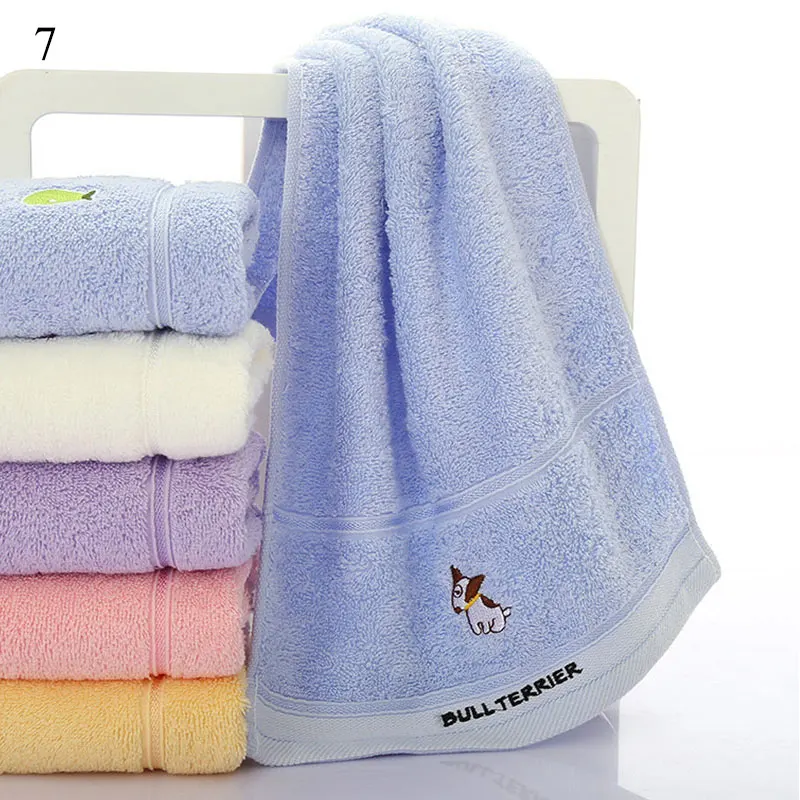 

Face Towel Cartoon Fruit Cotton Super Soft Absorbent Cozy Durable Water Uptake Cute Towel Non-linting Good For Children Skin