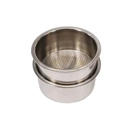 51mm stainless steel professional espresso coffee filter basket 2 cup for breville delonghi filter krups coffee accessories