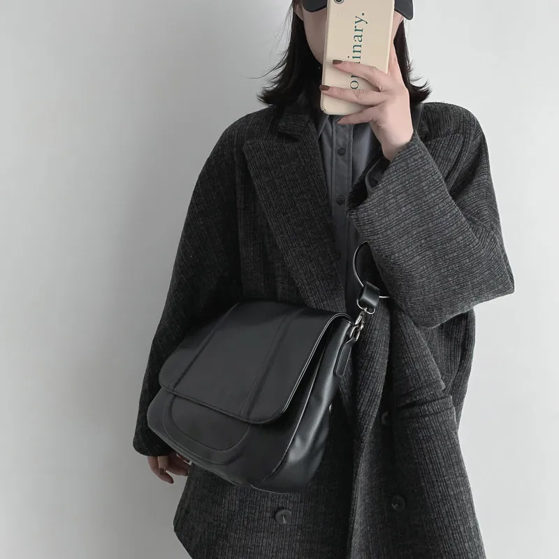 

Women Retro Soft PU Leather Bag Fashion Brand Messenger Bag Female Large Capacity Handbag Totes Bag for Women Shoulder Bags 2020