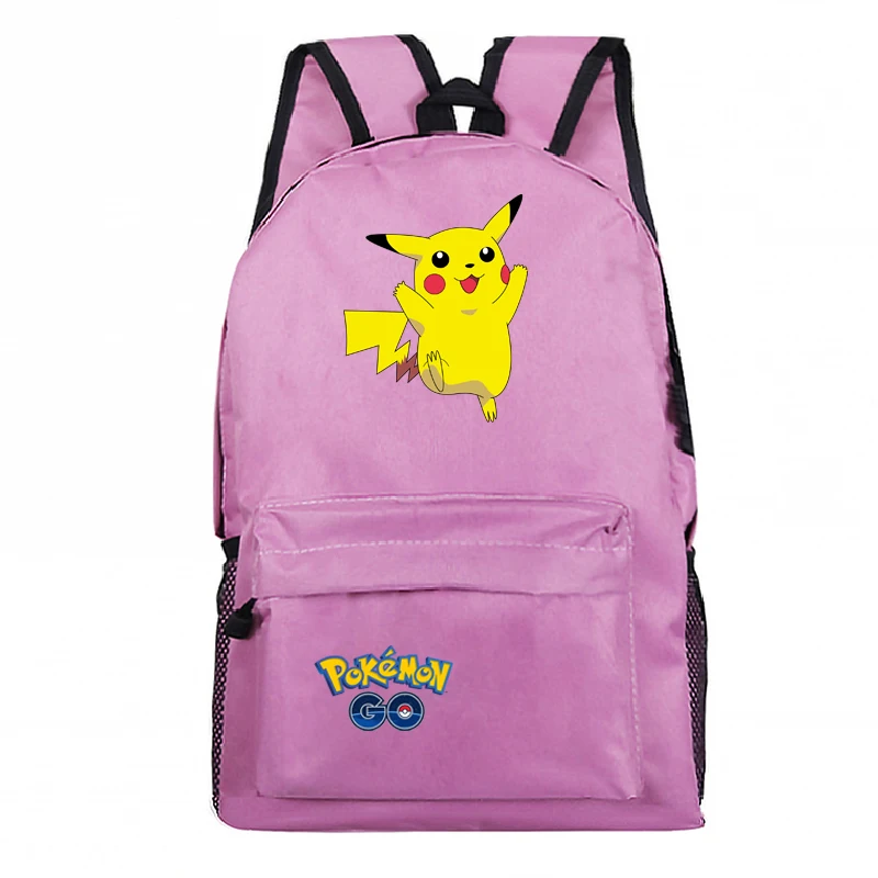 B1 Mochila Pokemon рюкзаки для школы подростков девочек Sac Dos Аниме Пикачу сумка plecak ноутбук унисекс мультфильм Backbag 41-44 - Color: B1