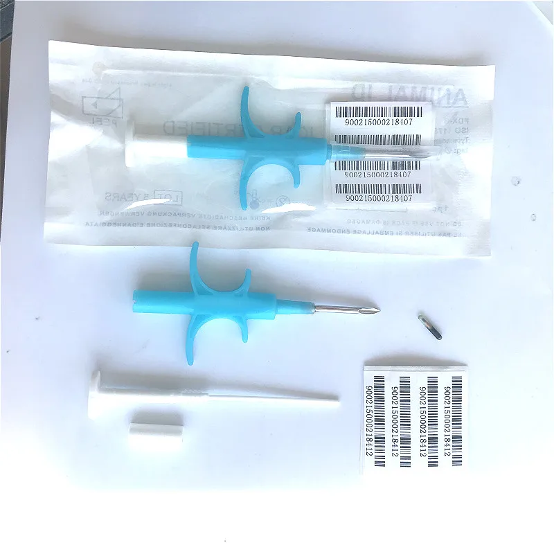 1.25x7/1.4x8mm FDX-B ISO11784/785 RFID Id Injector Pet Glass Tag Microchip Syringe for animals Pig Cow Cattle Horse Dog Fish |