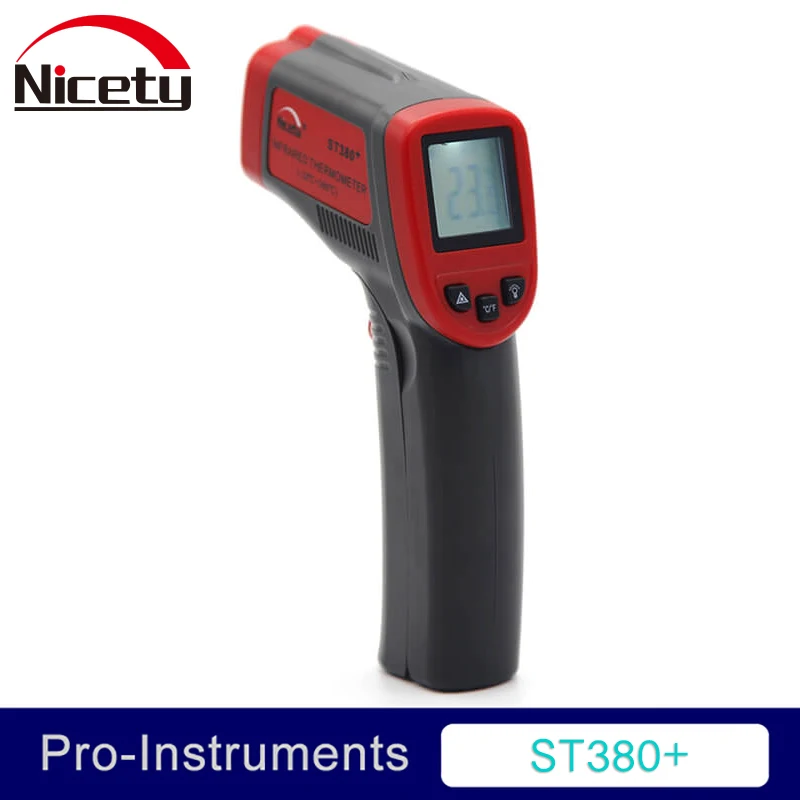 Инфракрасный термометр Nicety ST380 + Бесконтактный цифровой лазерный измеритель