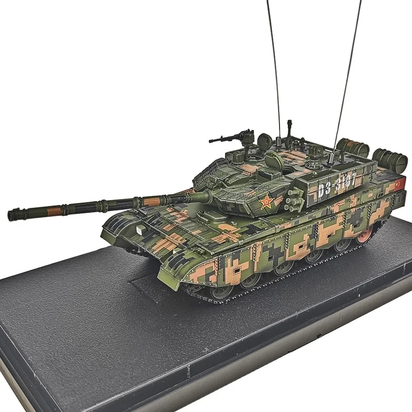 Fundici&oacute;n a presi&oacute;n a escala 1:72, modelo de tanque militar 99A, juguete para regalo de colecci&oacute;n-0