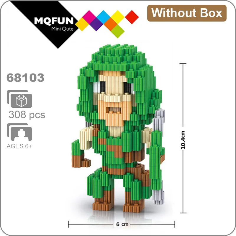 68103 Without Box Linkgo Мститель супер герой Железный человек Человек-паук танос фигурки мини строительный блок кирпичи Сборная модель обучающая игрушка - Цвет: 68103 Without Box