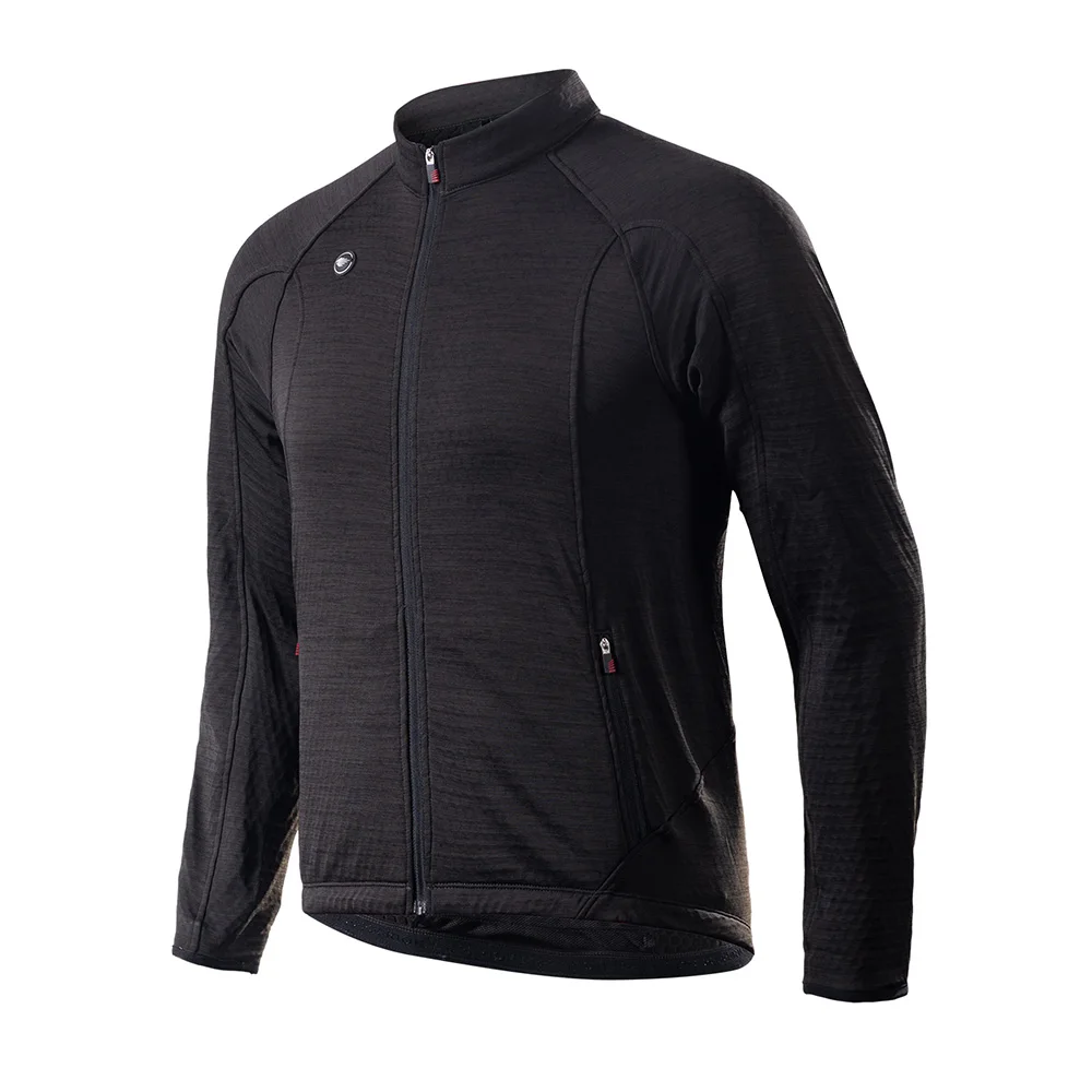 

Мужская велосипедная Джерси, Весенняя термальная флисовая футболка с длинным рукавом для шоссейного велосипеда, одежда для горного велоси...