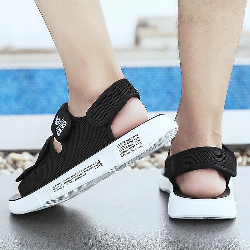 

Men's Summer Shoes Sandals Beach Men Rubber Sandal Summer Sandals Mens Comfort Sandalhas Masculina Big Gladiator Walking For