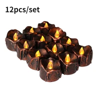 creative candles retro electronic candle lights home atmosphere decorated candles christmas decorations led electronic candles