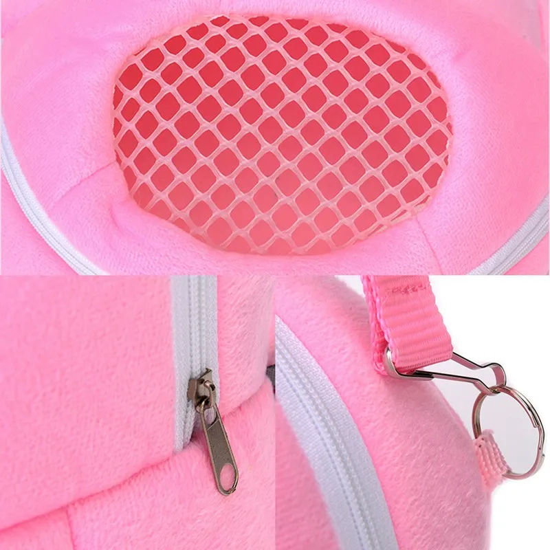

Small Pet Carrier Bag Animal Outgoing Bag with Shoulder Strap Portable Travel Handbag Backpack for Hedgehog Hamster