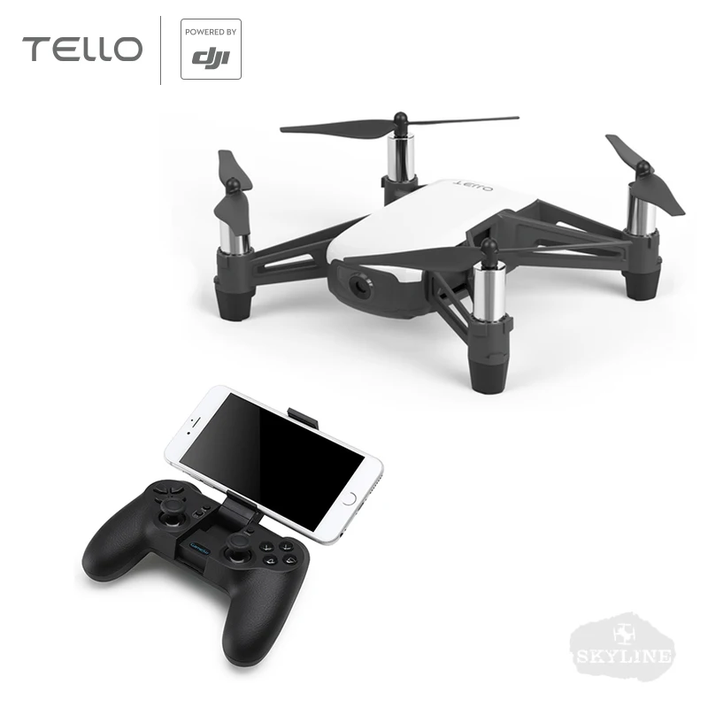 

DJI Tello Mini Toy Drones 720P HD Transmission Camera APP Remote Control FPV RC Quadcopter Drones with EZ Shots by DJI Tech