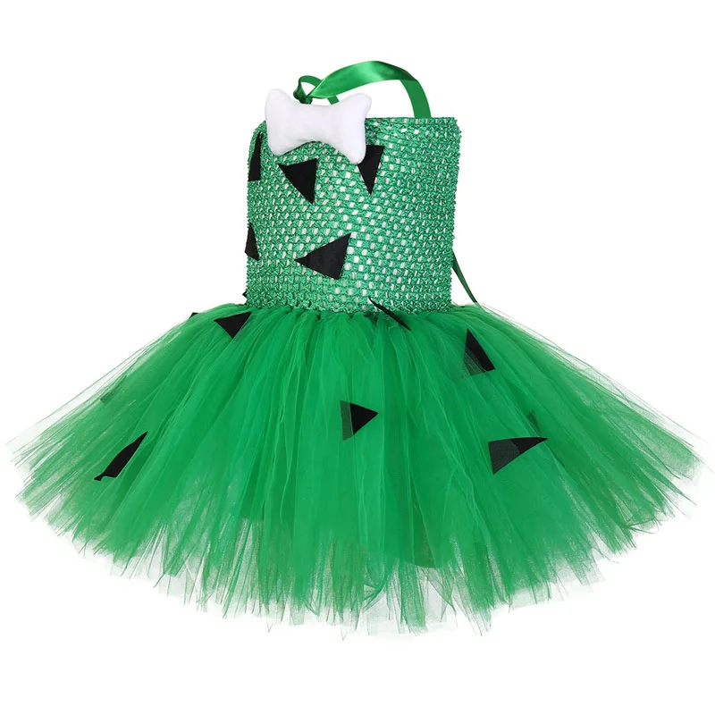 Забавное платье на Хеллоуин зеленые платья-пачки для девочек детская одежда с