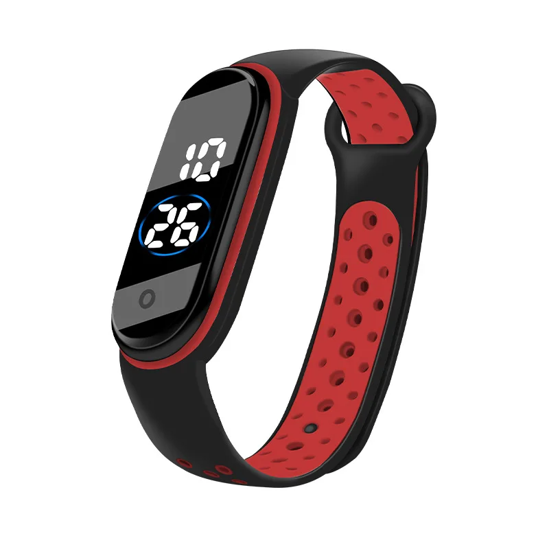

Colorful Strap LED Sport Women Watch Silicone Electronic Girls Watch Men Student Digital Clock relogio feminino reloj montre