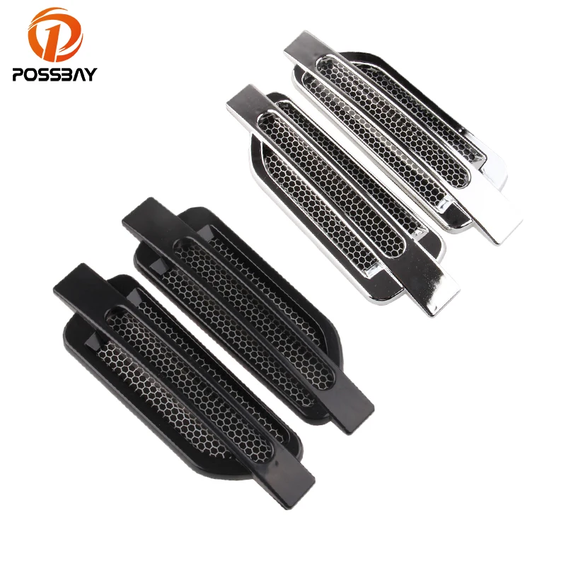 Универсальная автомобильная решетка вентиляционного отверстия POSSBAY черная