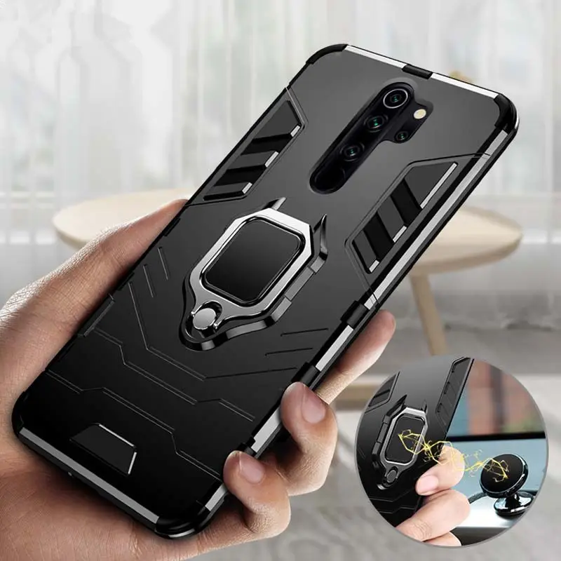 

4 in 1 Shockproof Case for Redmi Note 8 Pro 8 8A 7 7A 8T K20 Magnetic Back Phone Cover for Xiaomi Mi 9T A2 A3 mi 9 SE mi 9 lite