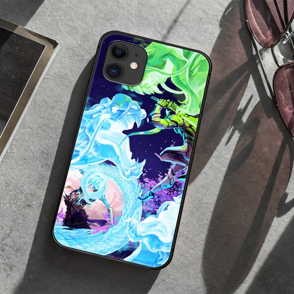 

Overwatch OW game Phone Case Cover Hull For iphone 5 5s se 2020 6 6s 7 8 12 mini plus X XS XR 11 PRO MAX black Prime Soft Bumper