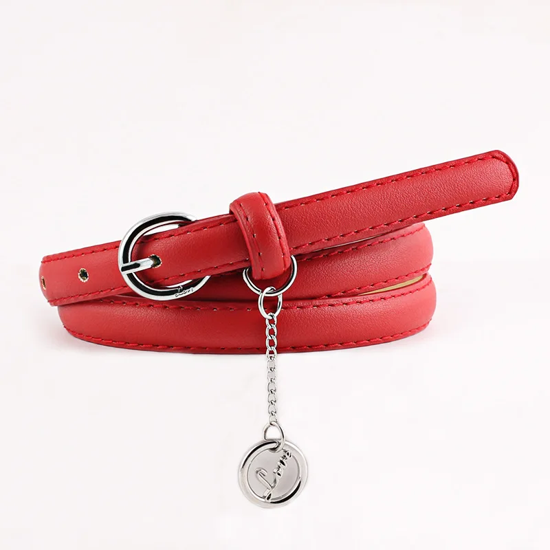 Fashion Ladies Harajuku Leather Designer Belts with Chain Luxury Unisex Aesthetic Grommet Belt Hollow Woman Belt for Jeans