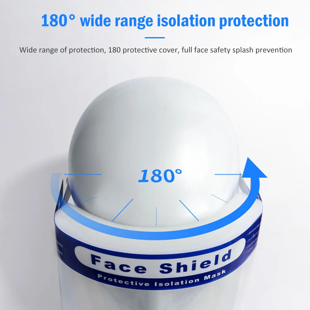 Защитная маска регулируемый прозрачный щит для лица брызгозащищенная