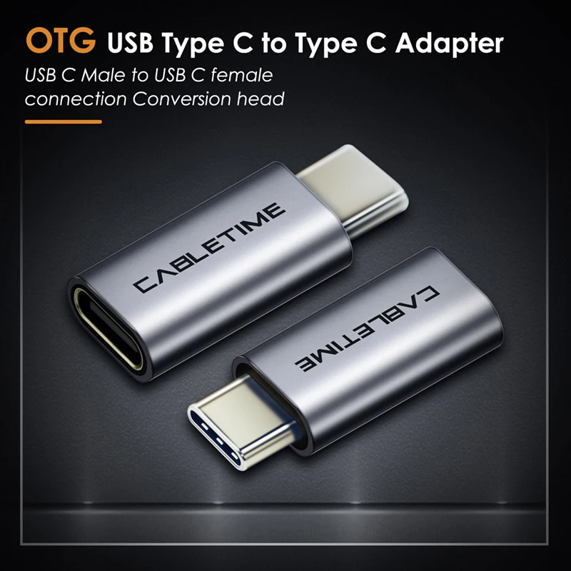 CABLETIME USB OTG адаптер Type C к 3 0 Thunderbolt кабель для Macbook Pro Samsung S9 C013|Переходники и