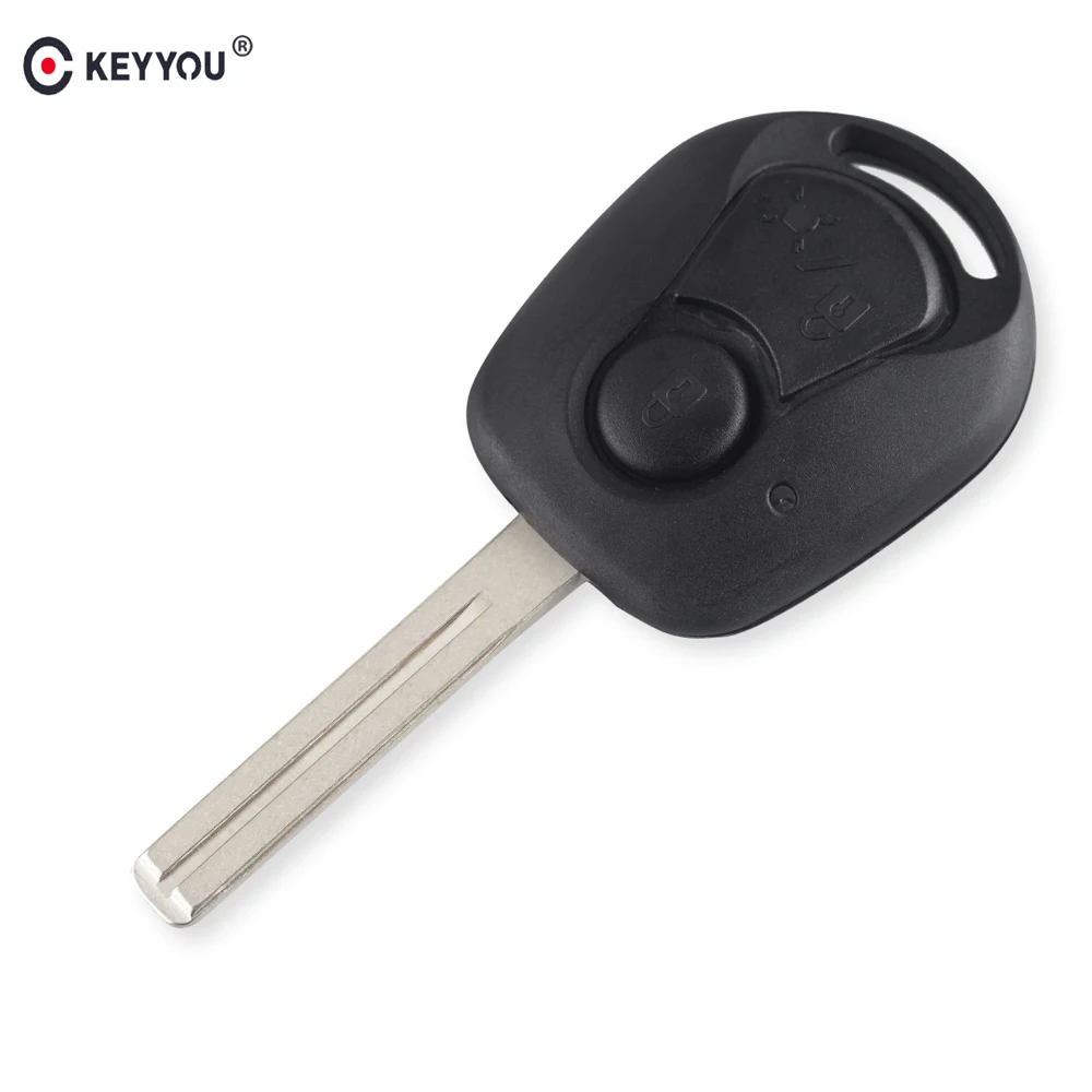 KEYYOU 2 кнопки дистанционного ключа оболочки для SSANGYONG Ssangyong Actyon Kyron Rexton RX7 Uncut Blade