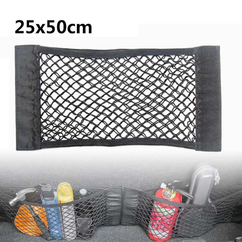 

Rear Net Bag Replacement Seat Car Sticking Storage 1Pcs 50*25cm Holder