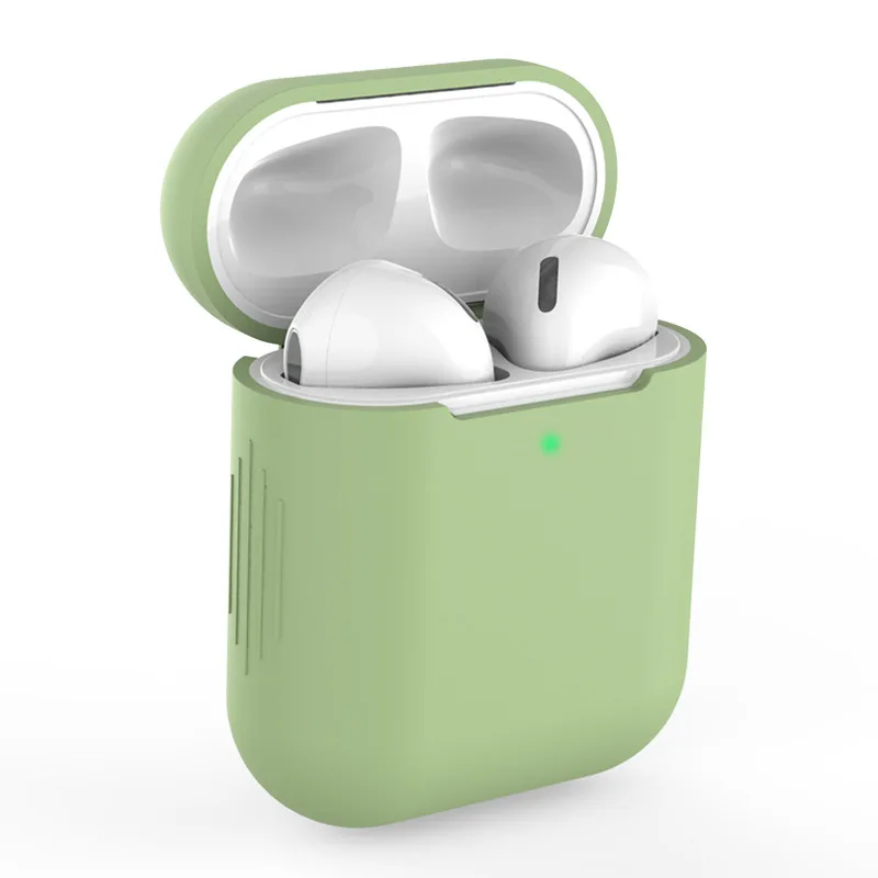 

Fundas de silicona para Airpods1/2, funda protectora para auriculares inalambricos, funda a prueba de golpes para Apple funda de