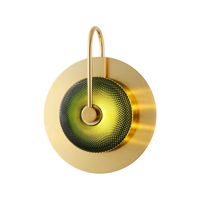 Роскошный светодиодный настенный светильник дизайнерские Креативные Круглые