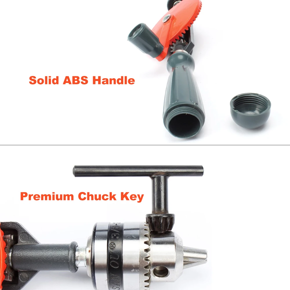 Мощная быстрая ручная дрель набор сверл 3/8 дюйма миниатюрная с тонко залитыми