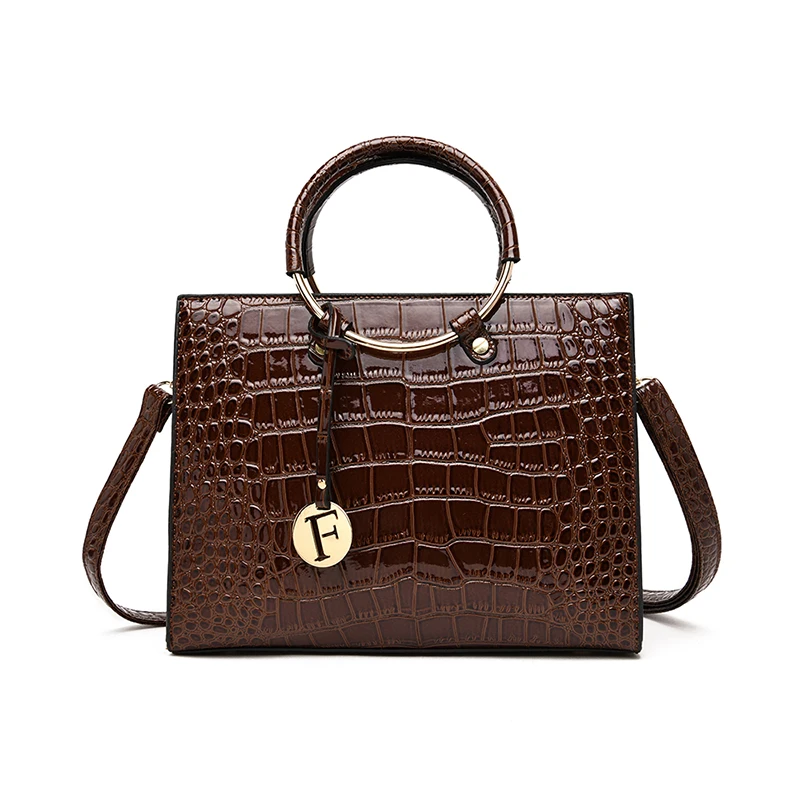 Новинка 2019 женская сумка с крокодиловым узором женские сумки мессенджеры через