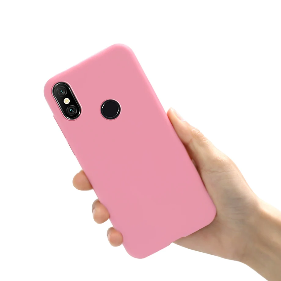 Pink Чехол для Xiaomi mi A2 Lite, ТПУ, силиконовый чехол для телефона s, для Fundas Xio mi Xiaomi Redmi mi A2 mi A2 mi A 2 Lite, чехол A2Lite - Цвет: Pink