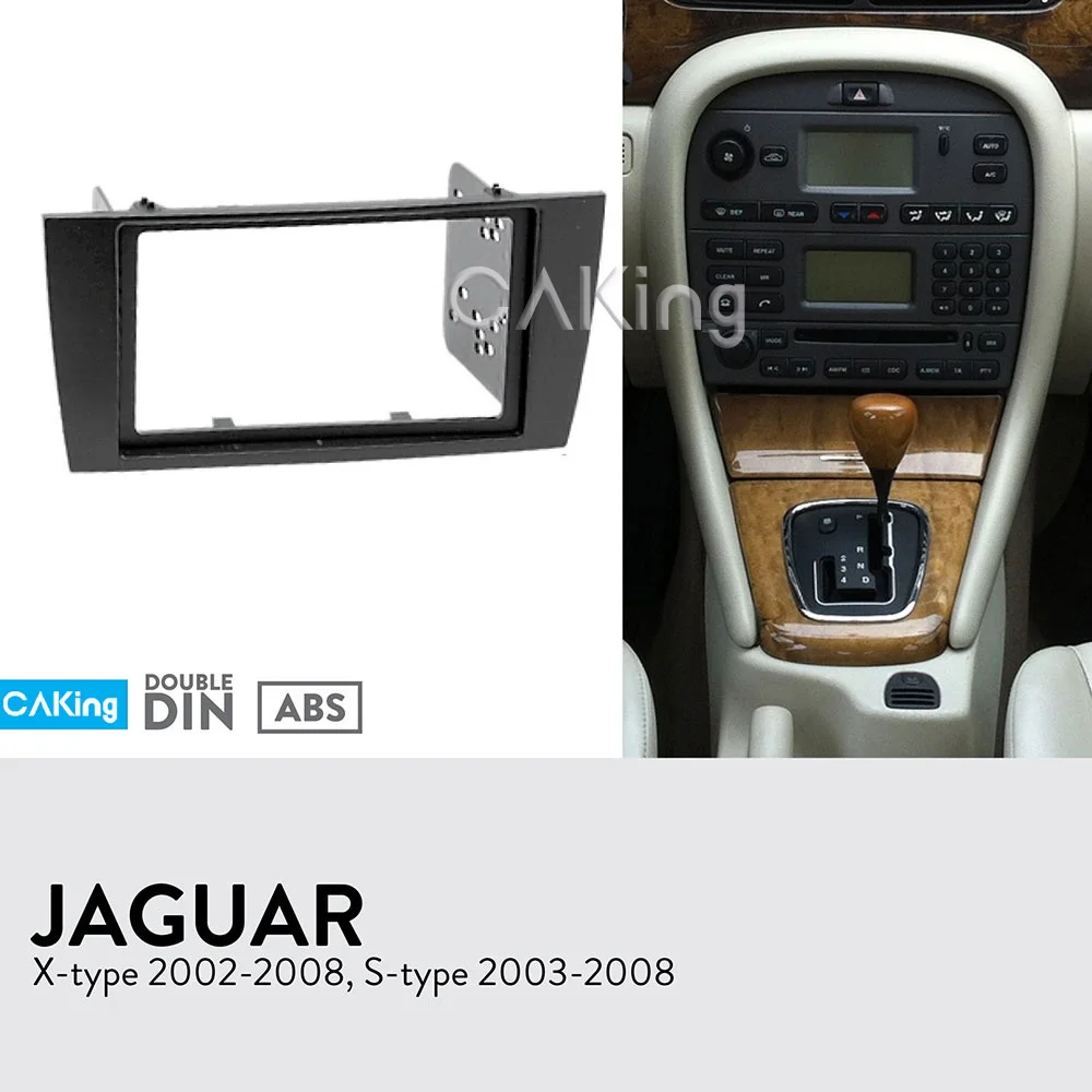 Автомобильная панель Fascia Для JAGUAR X type 2002 2008 S 2003 (черная) комплект для приборной