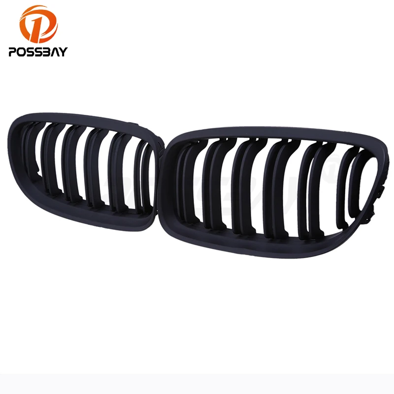 POSSBAY Fit for BMW 3-Series E90 Sedan 2008-2011 Facelift Double Rib Front Bumper Kidney Grille High Quality Car Center Grills | Автомобили