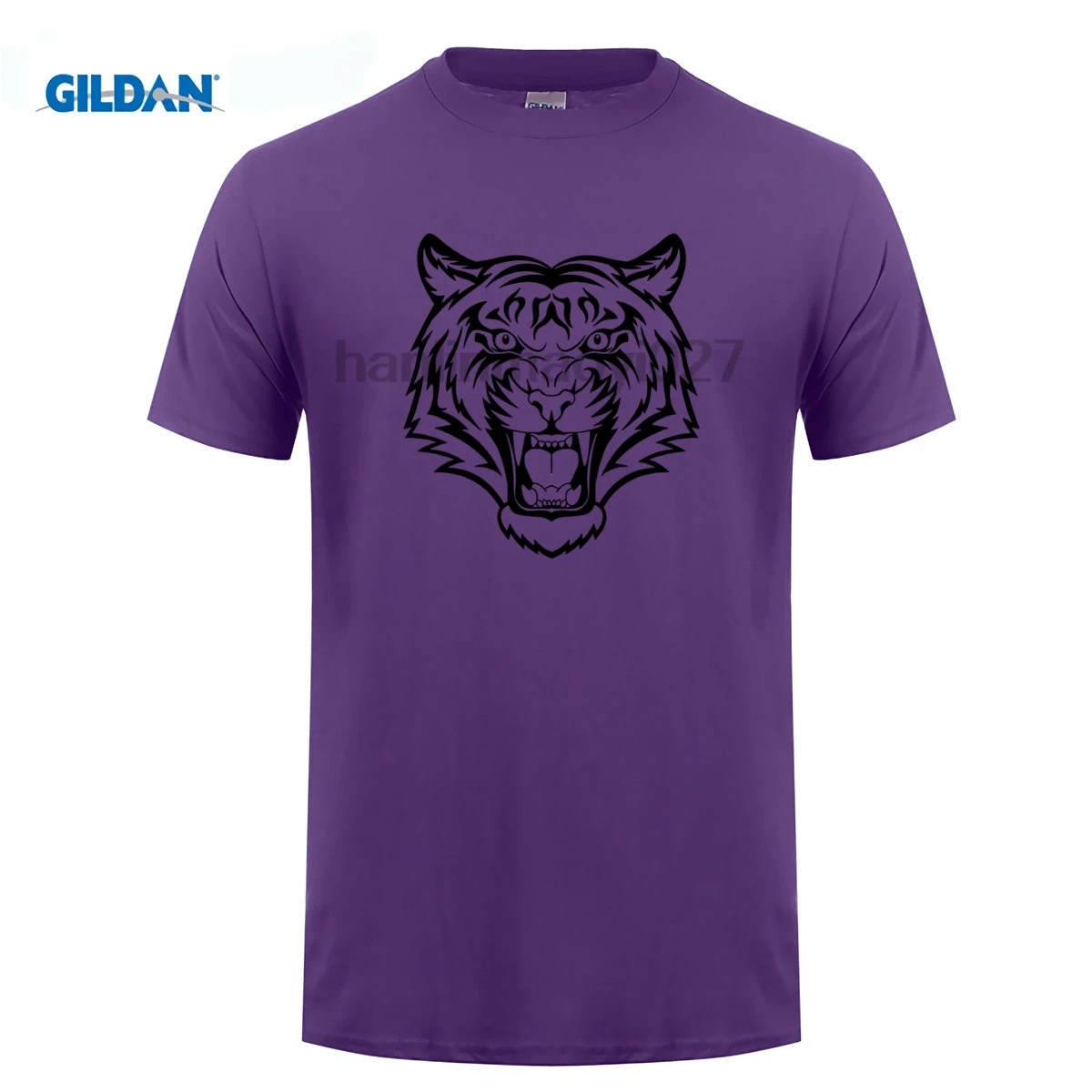 GILDAN Tiger Tattoo футболка 3D тату трикотажная удобная ткань уличный стиль Мужская
