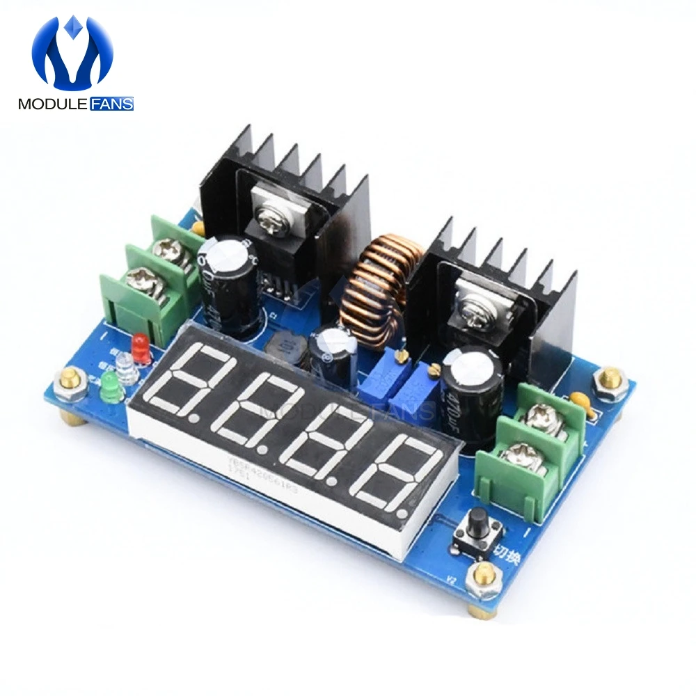 Цифровой Дисплей постоянного/переменного тока 8A 180W Регулируемый CC CV понижающий