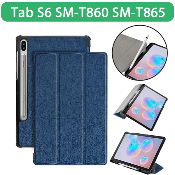 SM T865 JGWBC DBU Чехол для samsung galaxy Tab S6 SM-T860 SM-T865 чехол для samsung galaxy 10,5 S5E SM-T725 T720 со слотом для ручки - Цвет: SM T865 JGWBC DBU
