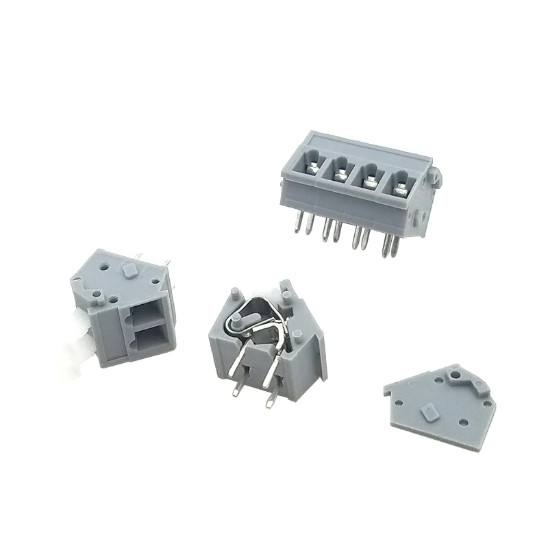 KF243 5 0 2P ~ 12P PCB Пружинные клеммные блоки DG243 мм 2PIN 12PIN ZFKDS 1 08 170670 PHOENIX CONTACT DEGSON KEFA